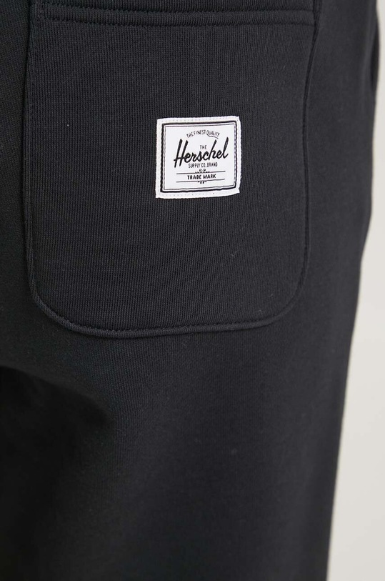 Herschel pantaloni de trening din bumbac negru 50298.00001