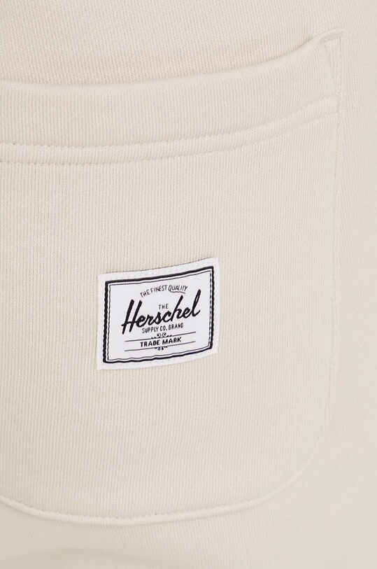 Хлопковые спортивные штаны Herschel бежевый 50298.05456