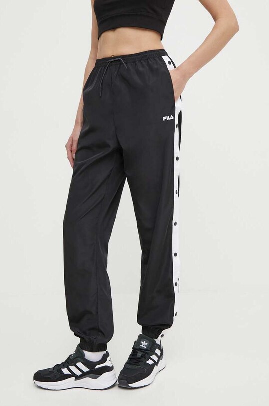 Fila pantaloni de trening Larisa panza negru FAW0768