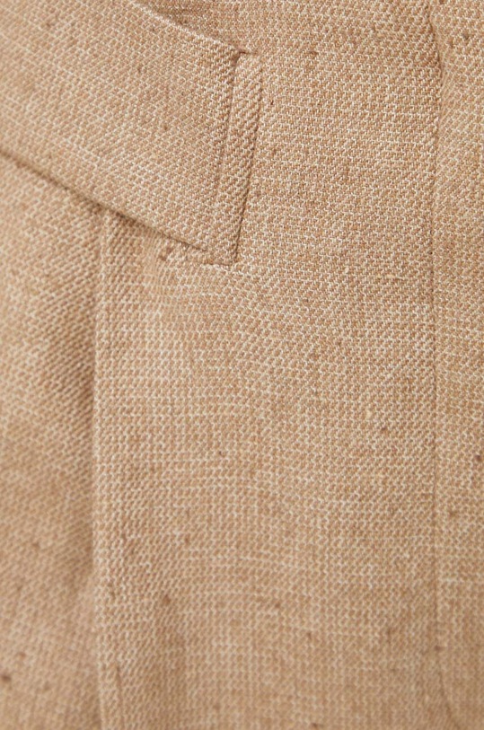 Штани з домішкою вовни Remain 5011182512 бежевий