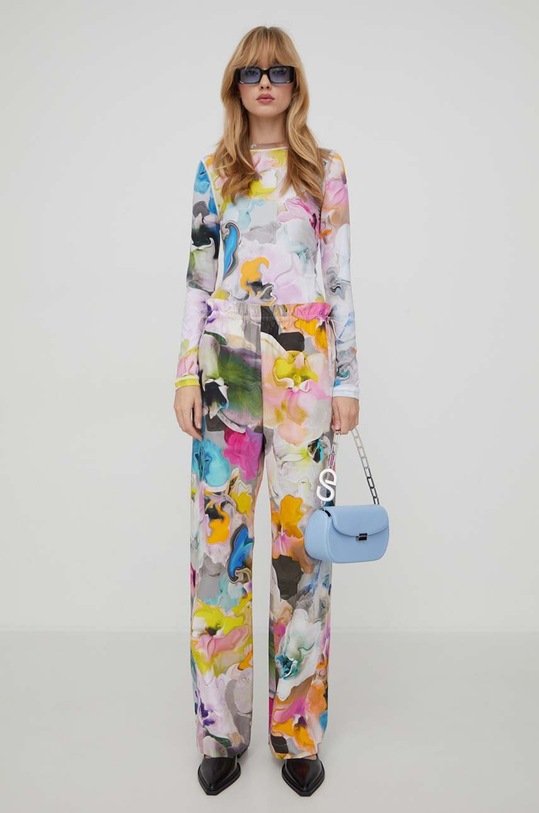 Βαμβακερό παντελόνι Stine Goya βαμβάκι πολύχρωμο SG5580