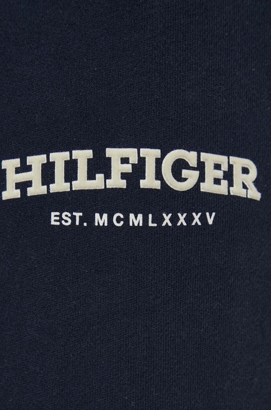 Bavlněné tepláky Tommy Hilfiger námořnická modř WW0WW41572