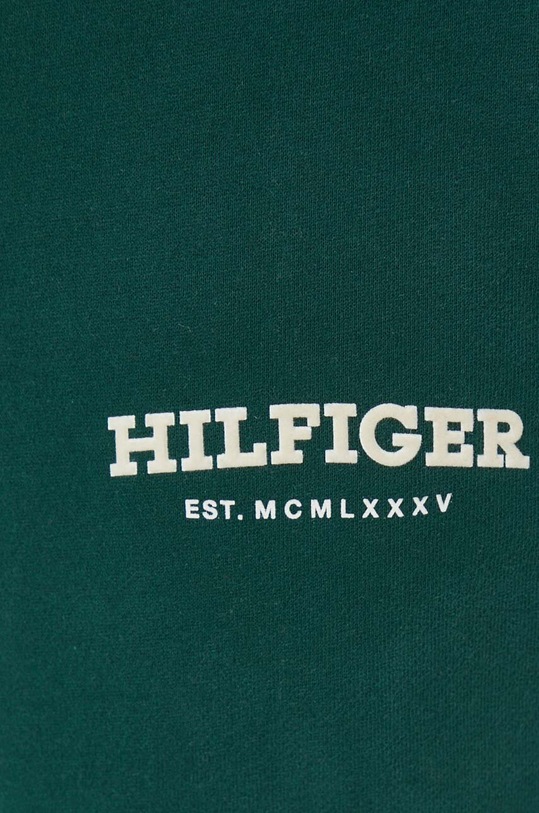 Tommy Hilfiger spodnie dresowe bawełniane zielony WW0WW41572