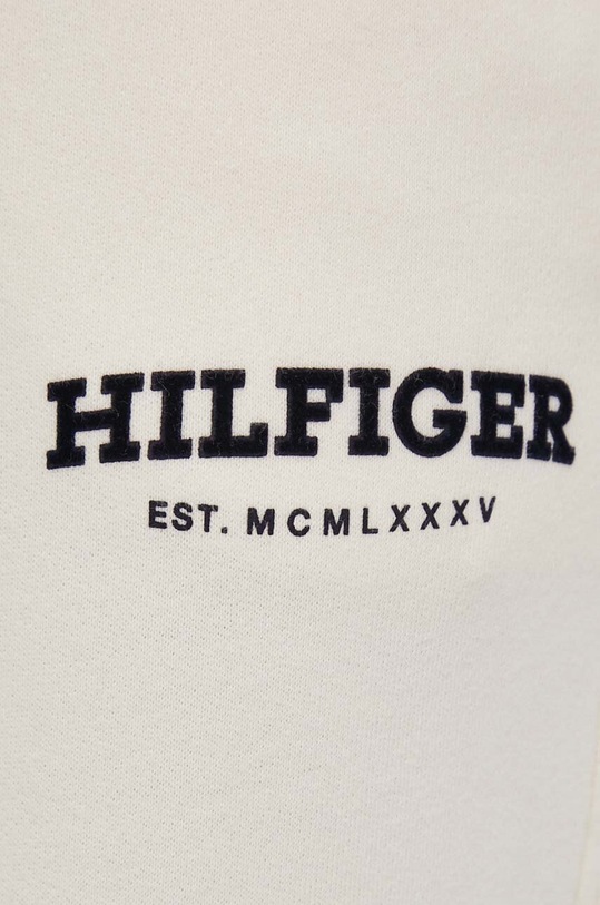 Tommy Hilfiger spodnie dresowe bawełniane beżowy WW0WW41572