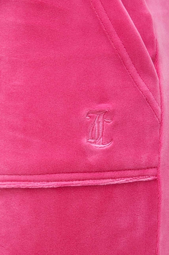 Velúrové tepláky Juicy Couture ružová JCAP180.658