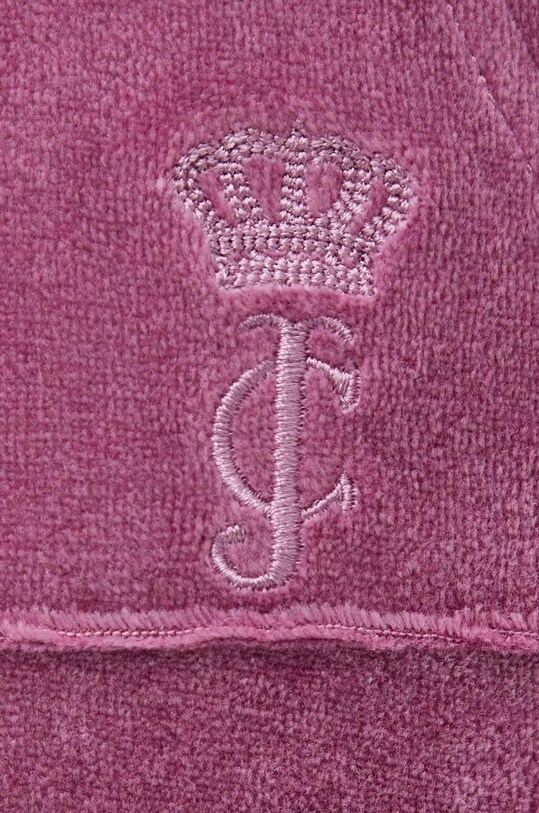 Juicy Couture spodnie dresowe welurowe różowy JCSEBJ008.657
