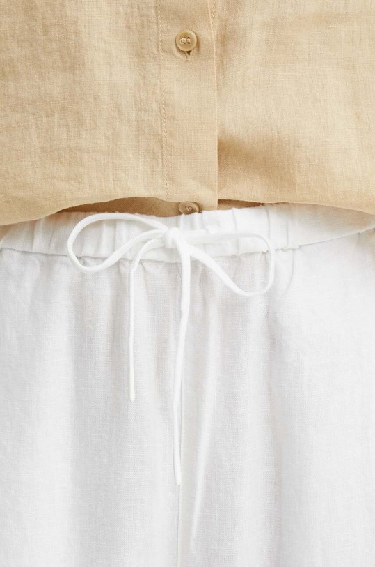 Plátěné kalhoty Tommy Hilfiger béžová WW0WW41347