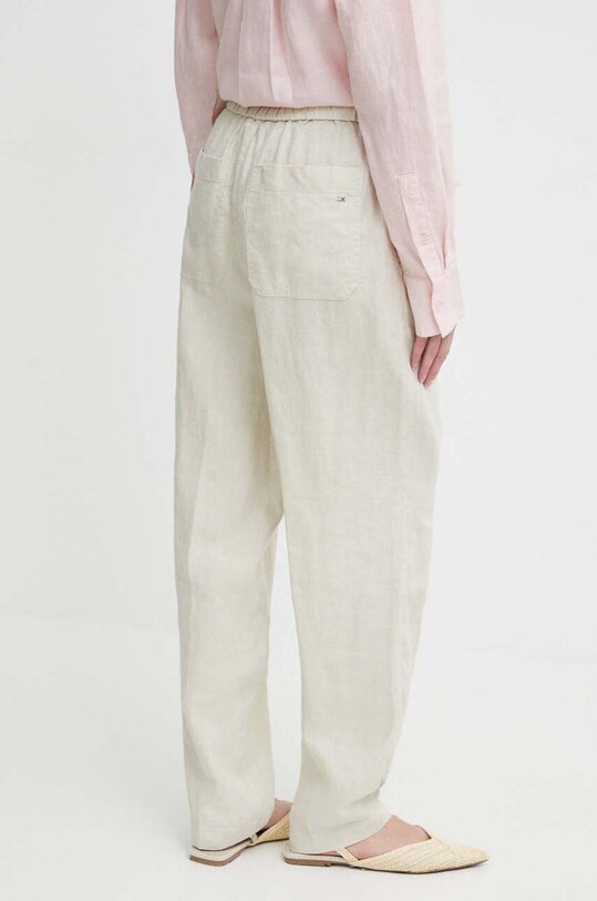 Îmbrăcăminte Tommy Hilfiger pantaloni din in WW0WW41347 bej
