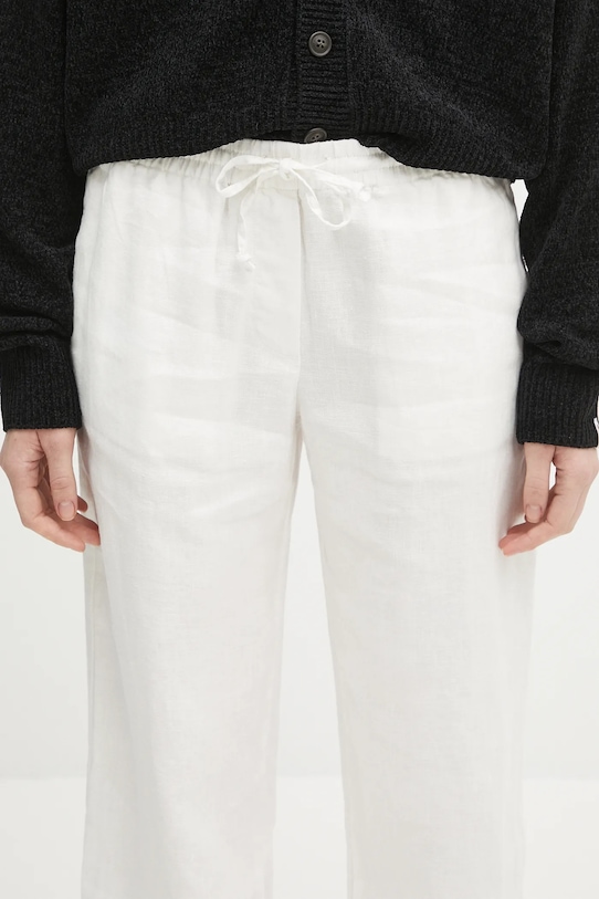 Льняные брюки Samsoe Samsoe HOYS белый F23900002