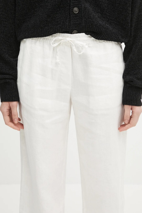 Льняные брюки Samsoe Samsoe HOYS белый F23900002