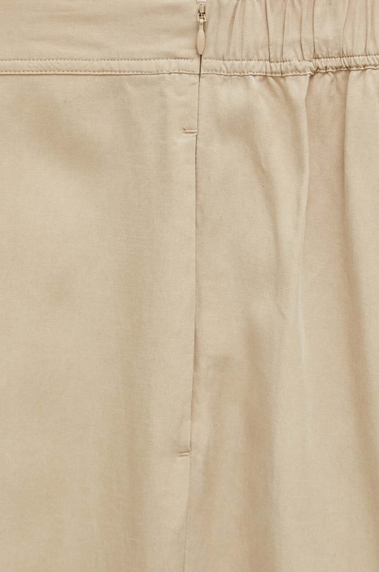 Samsoe Samsoe spodnie z domieszką lnu SAHANI beżowy F24100083
