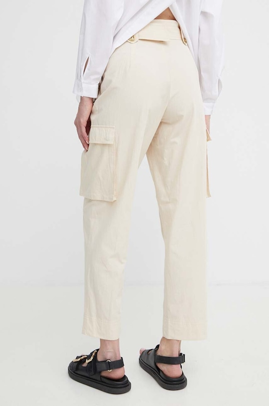 Oblečení Bavlněné kalhoty Twinset 241TT2052 béžová