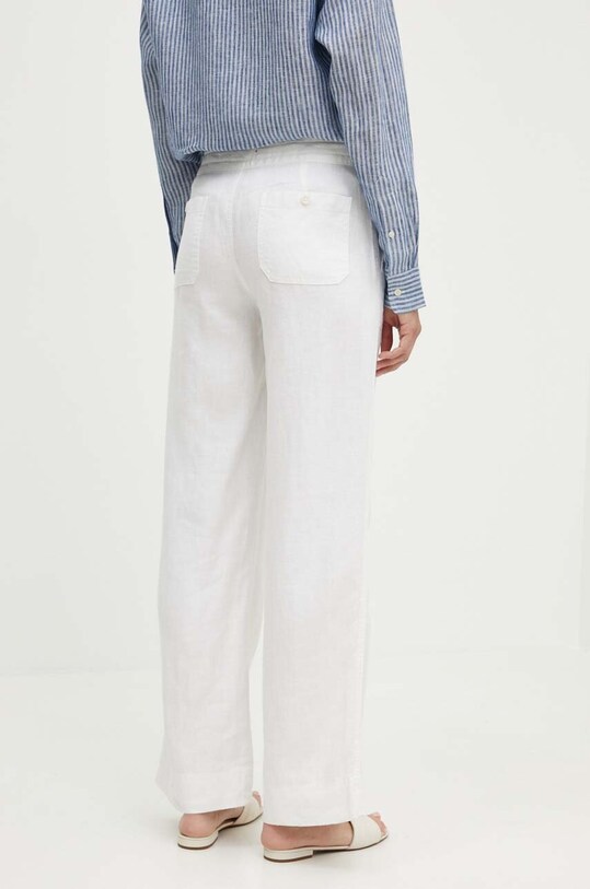 Abbigliamento Lauren Ralph Lauren pantaloni in lino 200735138 bianco