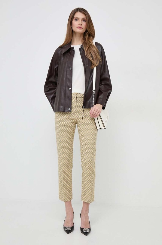 Weekend Max Mara pantaloni 2415131041600 galben SS24