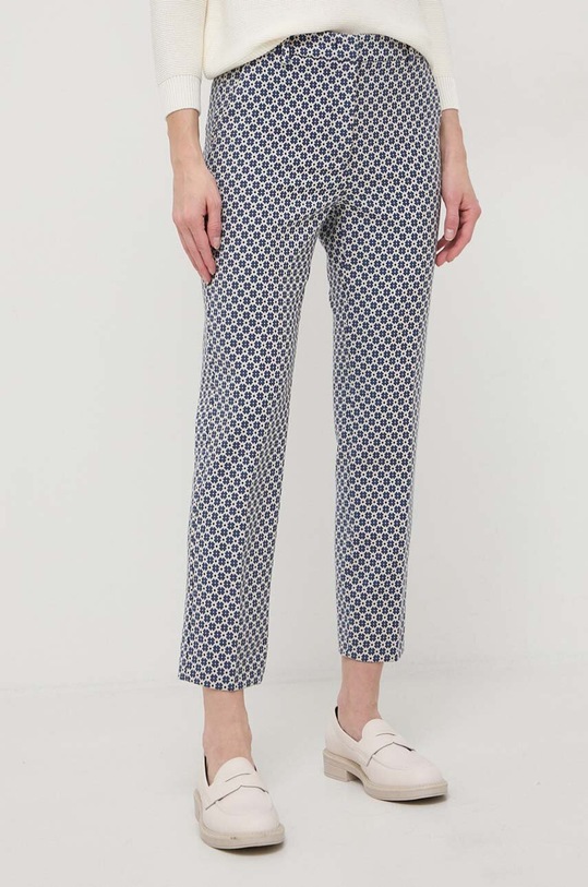 Штани Weekend Max Mara з еластаном темно-синій 2415131041600