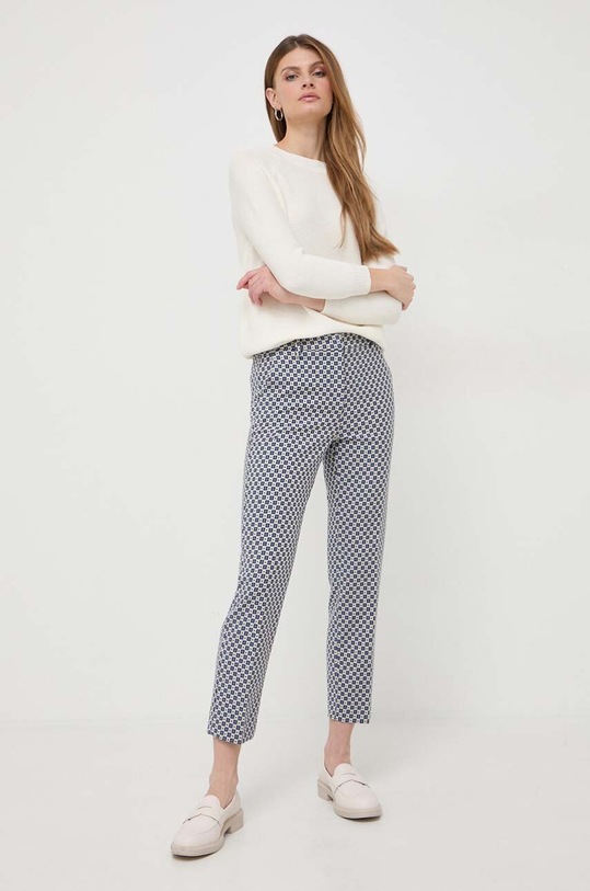 Штани Weekend Max Mara 2415131041600 темно-синій SS24