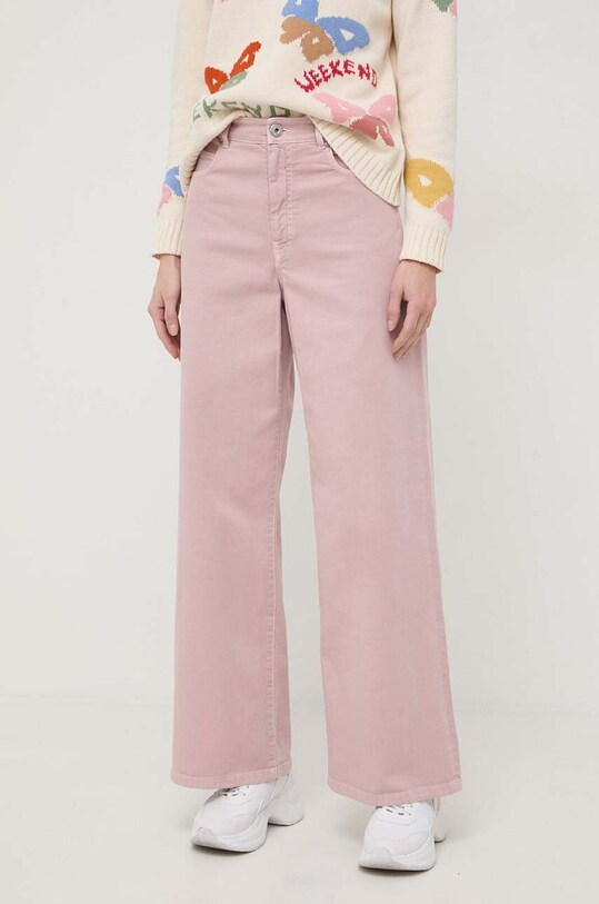 Weekend Max Mara jeansy Cannes różowy 2415131061600