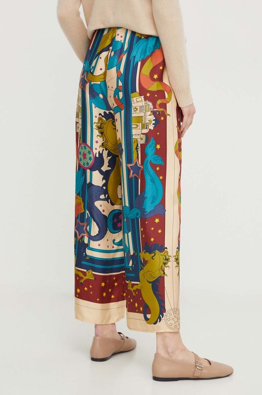 Odzież Weekend Max Mara spodnie jedwabne 2415131151600 multicolor