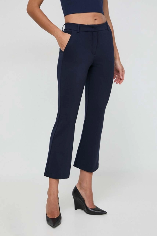 Marella pantaloni a zampa blu navy 2413781024200