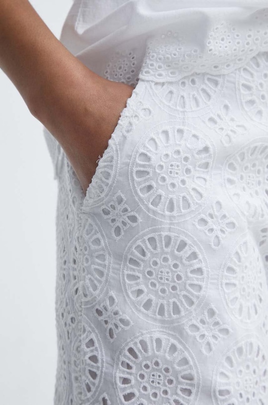 Βαμβακερό παντελόνι Pepe Jeans MAGGY MAGGY λευκό PL211737