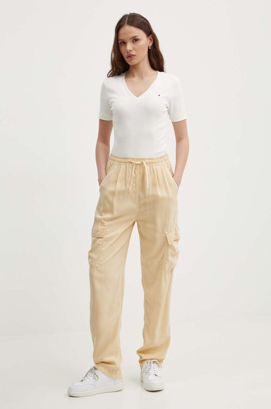 Hlače Pepe Jeans EVA PL211738 bež SS24
