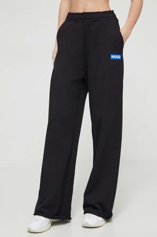 Hugo Blue pantaloni da jogging in cotone maglia nero 50515809