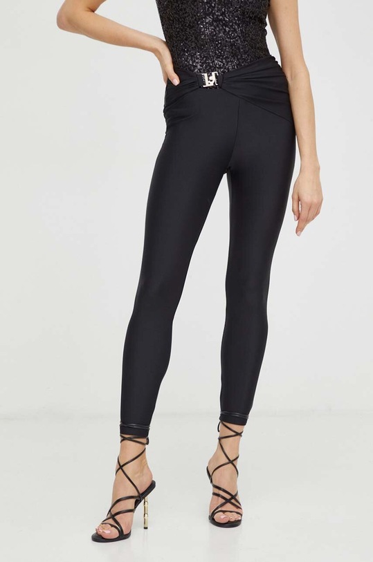 Liu Jo legginsy z elastanem czarny TA4004.J7912