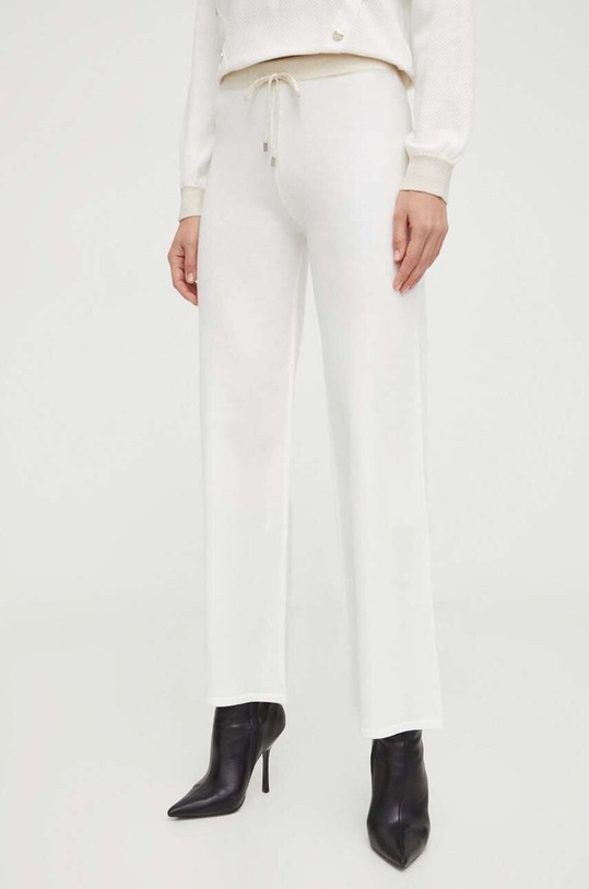 Liu Jo spodnie prosty beżowy TA4052.MS005