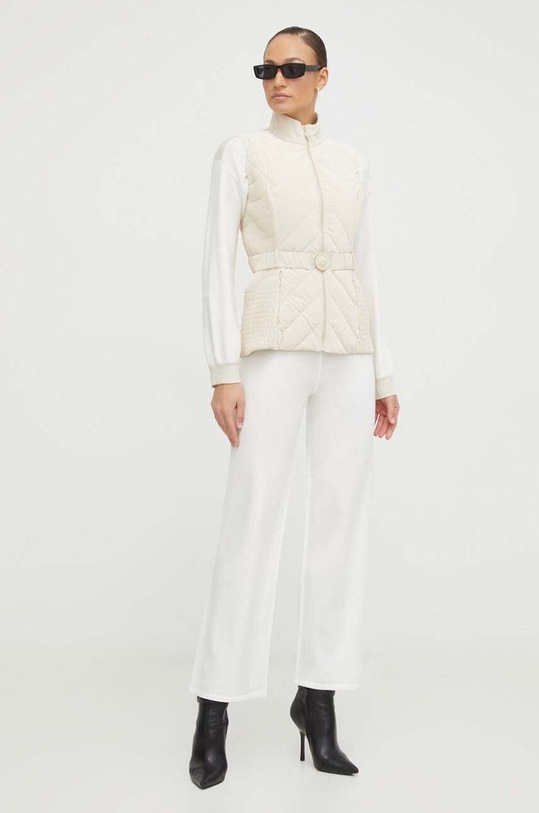 Liu Jo spodnie TA4052.MS005 beżowy SS24