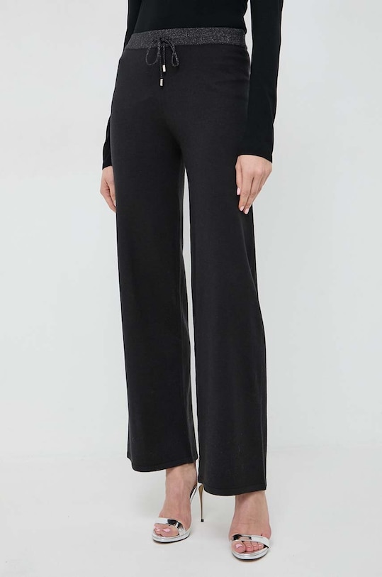 Liu Jo spodnie TA4052.MS005 czarny SS24