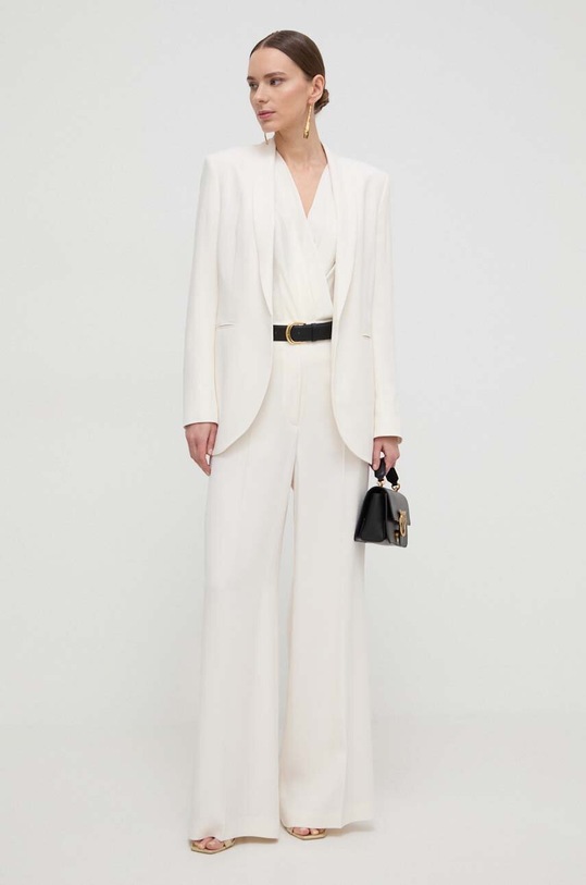 BOSS spodnie 50510115 beżowy SS24