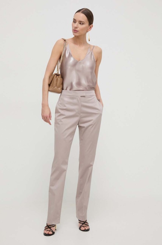 BOSS pantaloni 50511959 bej SS24