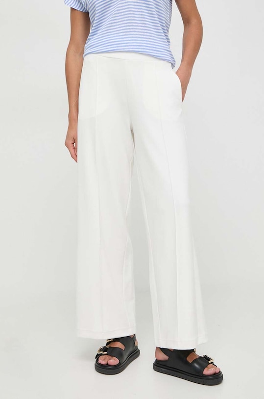 Tepláky BOSS pletenina béžová 50513749