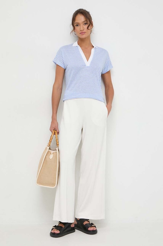 Tepláky BOSS 50513749 béžová SS24