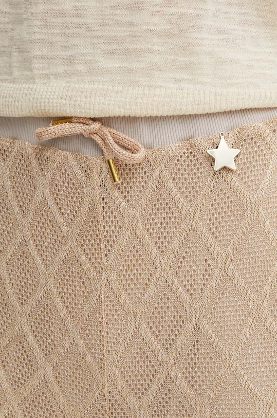 Liu Jo spodnie beżowy VA4005.J4666