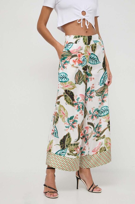Liu Jo pantaloni alta multicolore VA4017.TS806