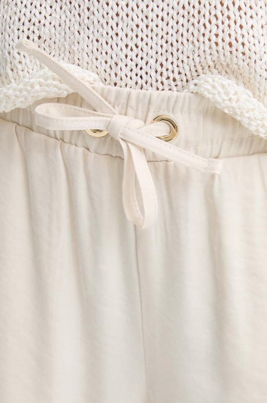 Liu Jo spodnie beżowy MA4353.T3406