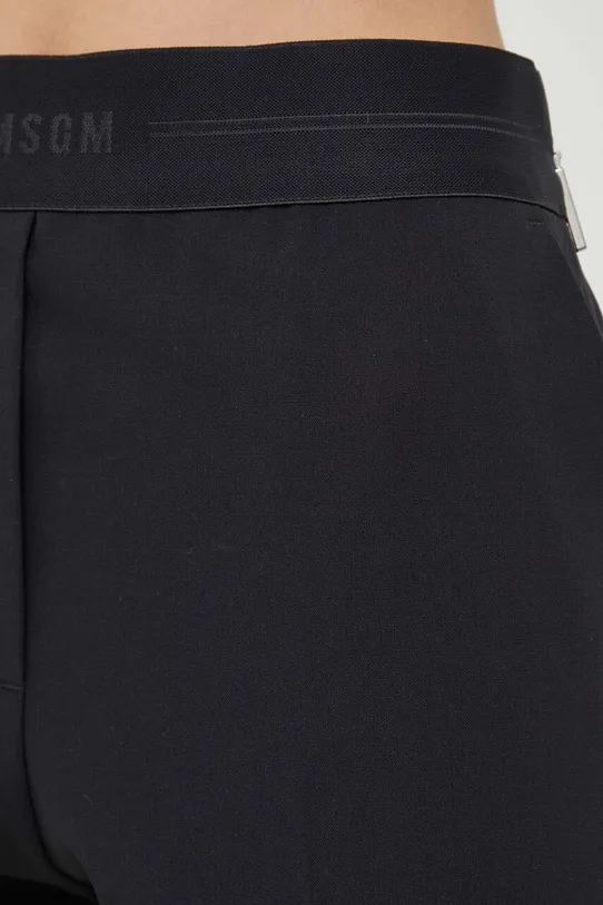 MSGM pantaloni de lână negru 3641MDP15.247200