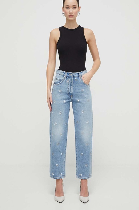 Τζιν παντελόνι MSGM 3641MDP256X.247272 μπλε SS24