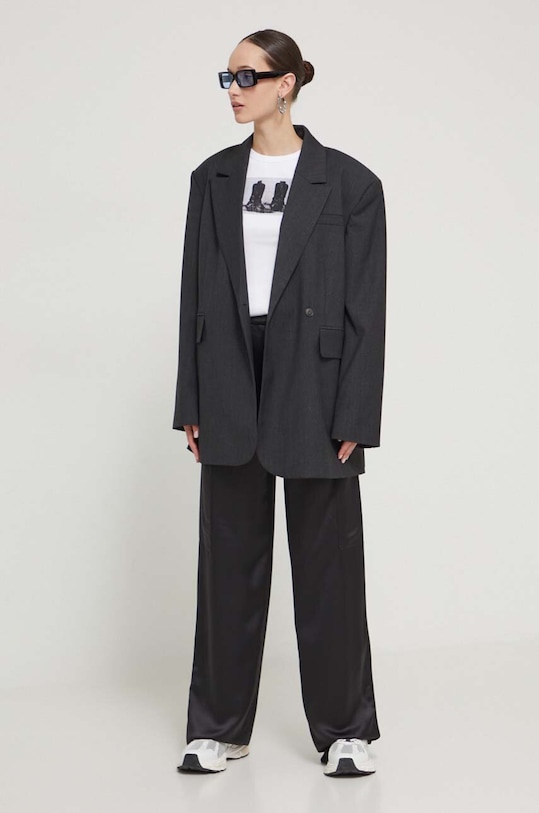 Hlače HUGO 50511830 crna SS24