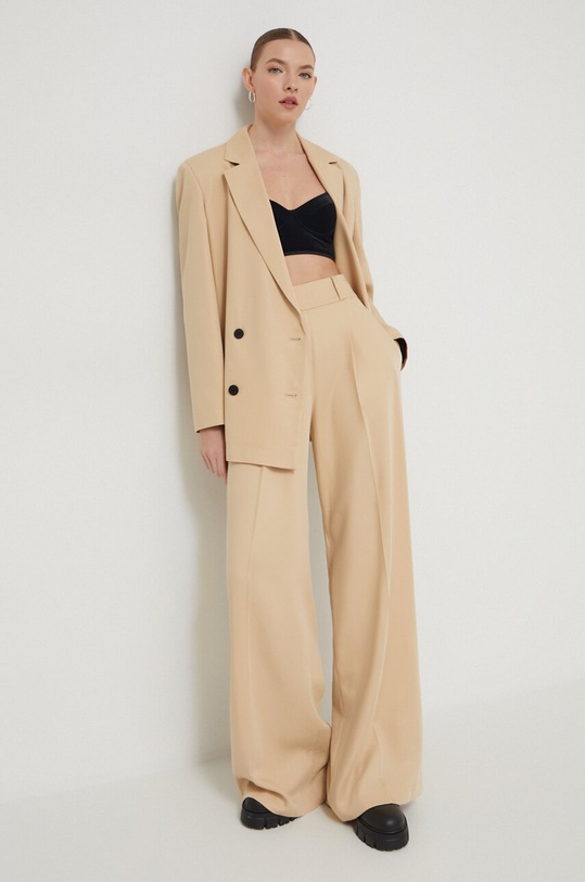 Oblečenie Nohavice HUGO 50515270 béžová