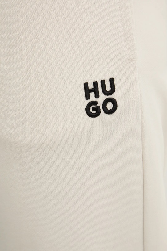 HUGO pantaloni de trening din bumbac bej 50522417