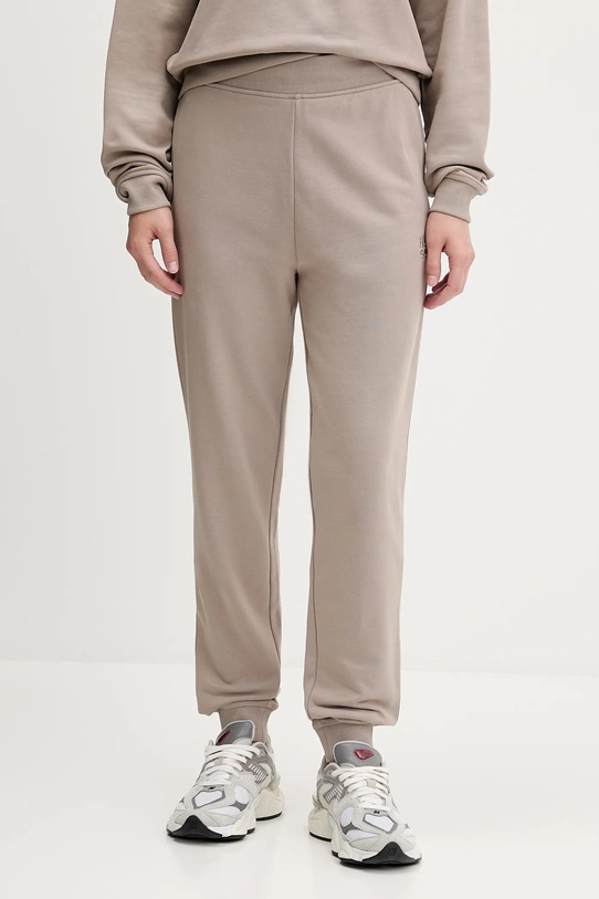 HUGO pantaloni de trening din bumbac bej 50522417