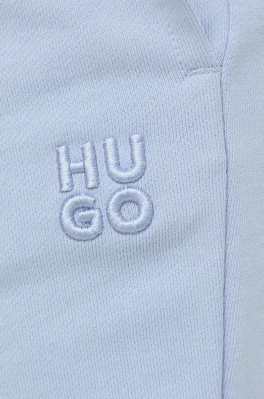 Бавовняні спортивні штани HUGO блакитний 50522417