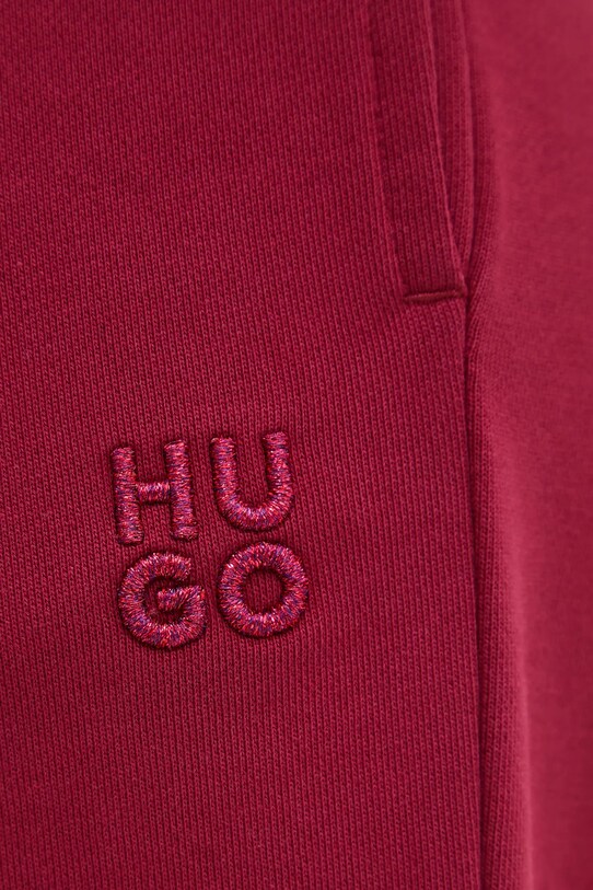 Бавовняні спортивні штани HUGO бордо 50522417