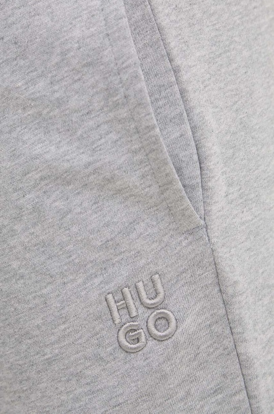 Bavlněné tepláky HUGO šedá 50522417