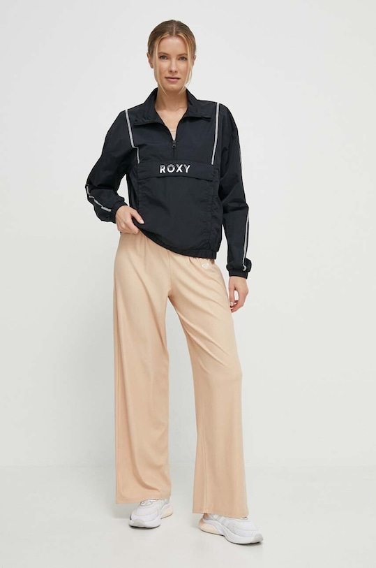 Roxy pantaloni de yoga Rise & Vibe ERJNP03556 culoarea tenului AW24