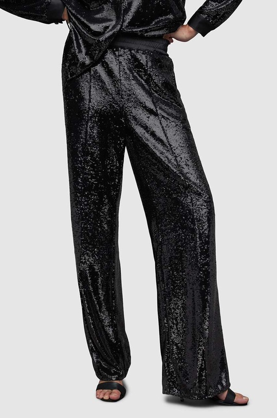 Παντελόνι AllSaints Charli W001TZ μαύρο SS24