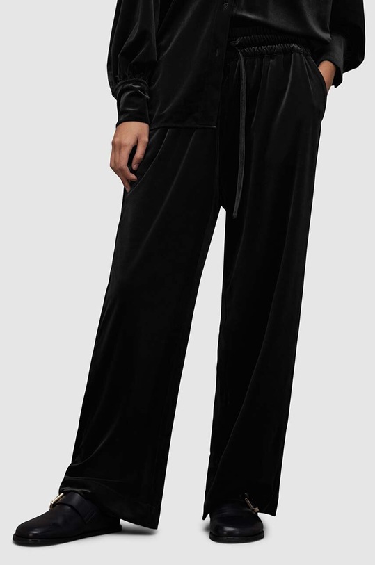 AllSaints spodnie Tyler W002TZ czarny SS24