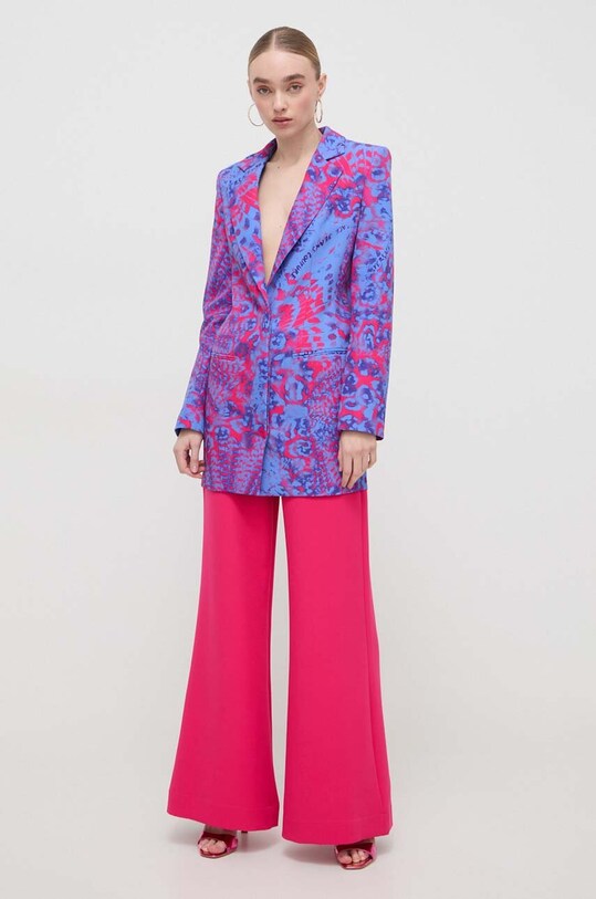 Παντελόνι Versace Jeans Couture 76HAA112.N0103 ροζ SS24